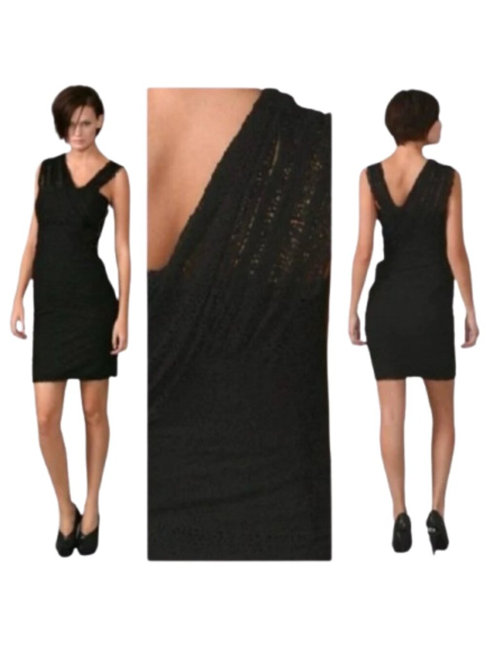 Alexander Wang Spider Lace Bandage Sheath Dress